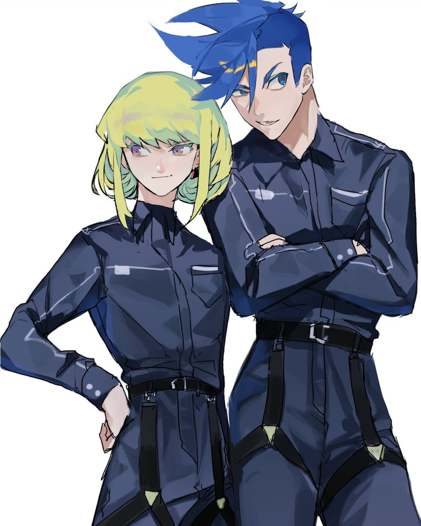 lio fotia and galo thymos (promare) drawn by so-rann