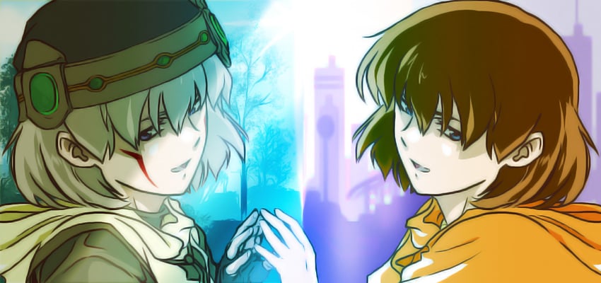 tsukasa and shouji an (.hack// and 1 more) drawn by adhemas