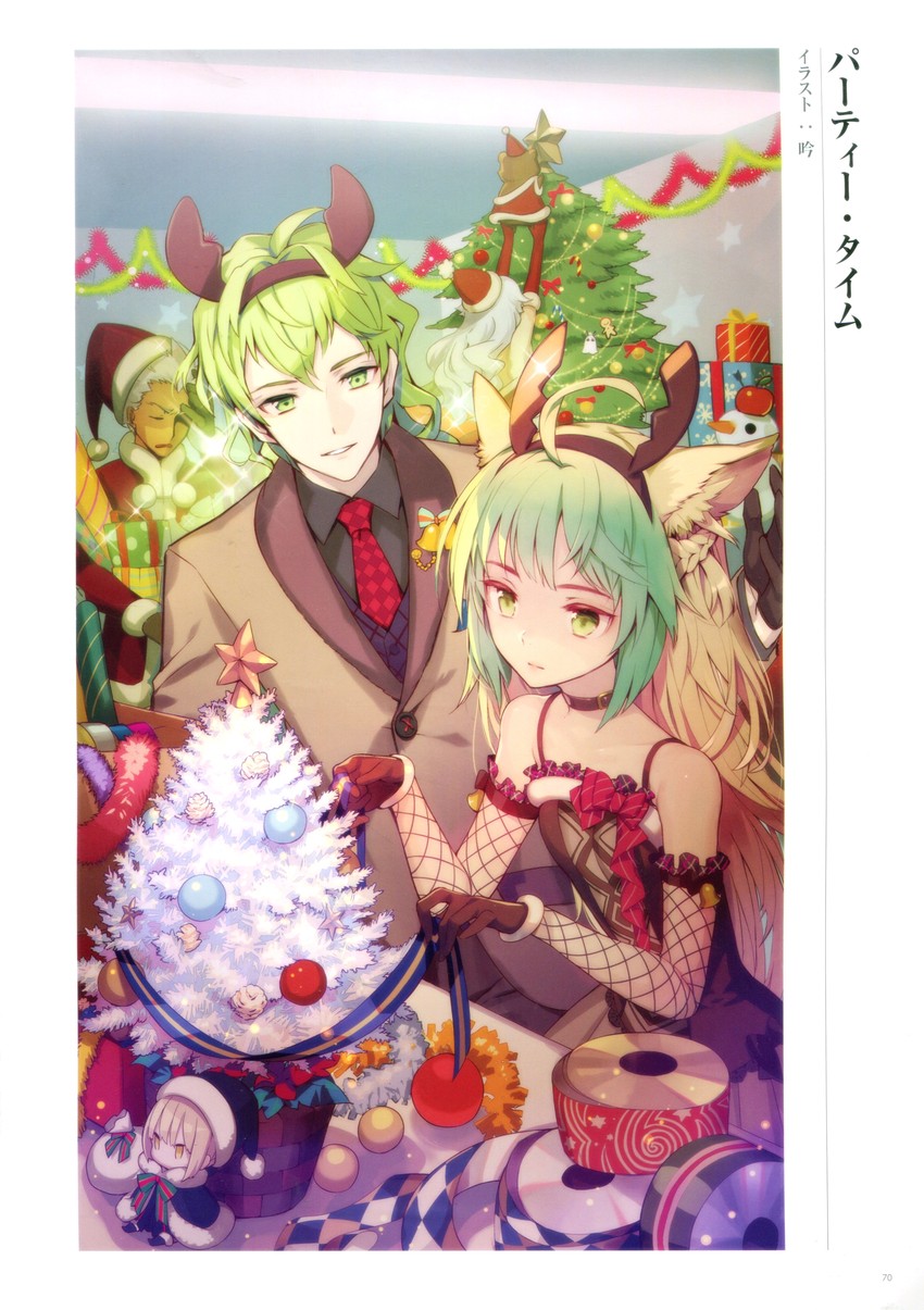 artoria pendragon, saber alter, archer, atalanta, santa alter, and 3 more (fate and 3 more) drawn by gin_(oyoyo)