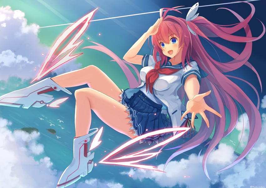 kurashina asuka (ao no kanata no four rhythm) drawn by seiyagasa