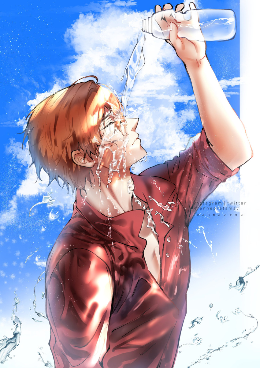 tartaglia (genshin impact) drawn by zahravoca_(annpratamav)