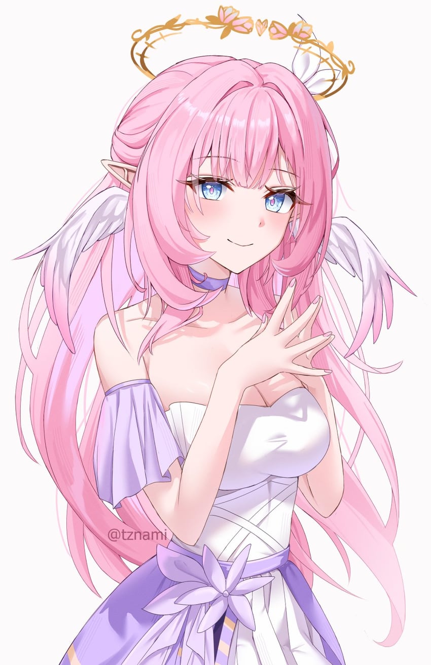 elysia (honkai and 1 more) drawn by nami_(tznami)