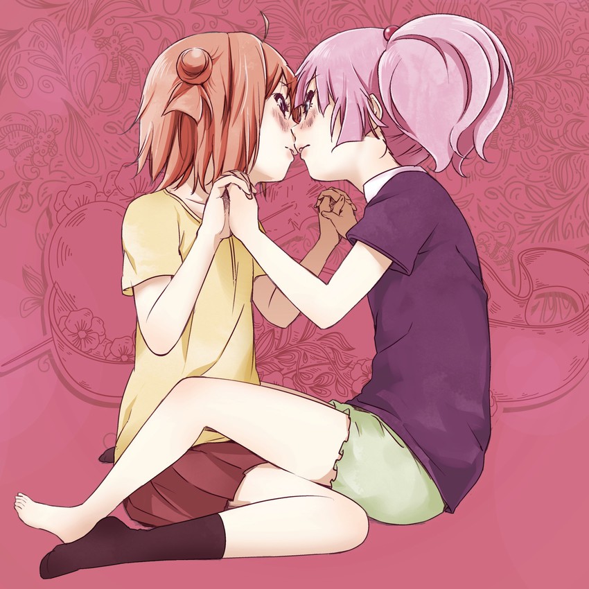 akaza akari and yoshikawa chinatsu (yuruyuri) drawn by kamiki_uutarou