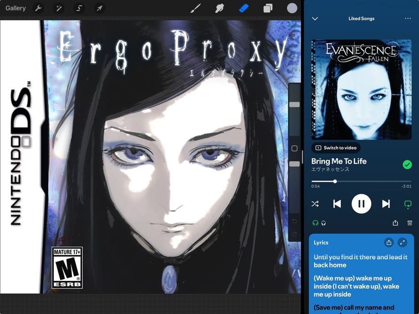 re-l mayer (ergo proxy and 3 more) drawn by bingi