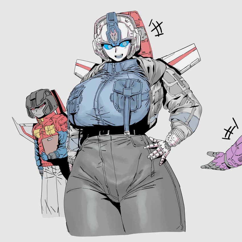 starscream, shockwave, and jetfire (transformers) drawn by salamander_(popo51332877)