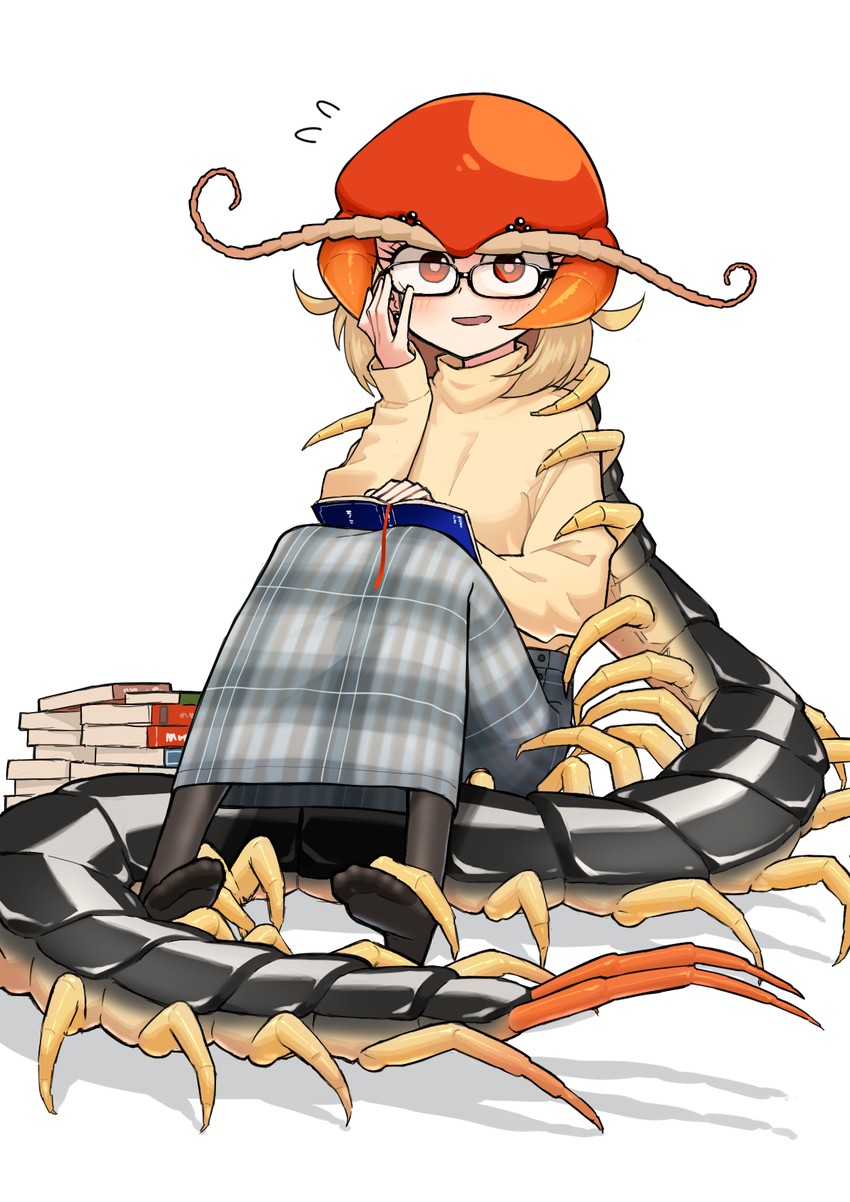 centipede maeshima (original and 1 more) drawn by evolvingmonkey