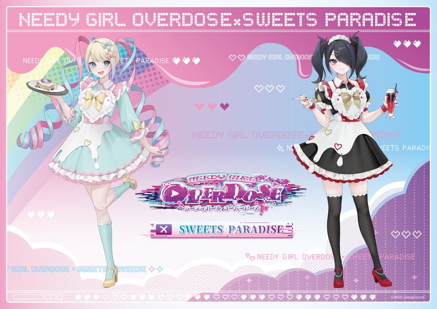 chouzetsusaikawa tenshi-chan and ame-chan (needy girl overdose and 1 more) drawn by ohisashiburi
