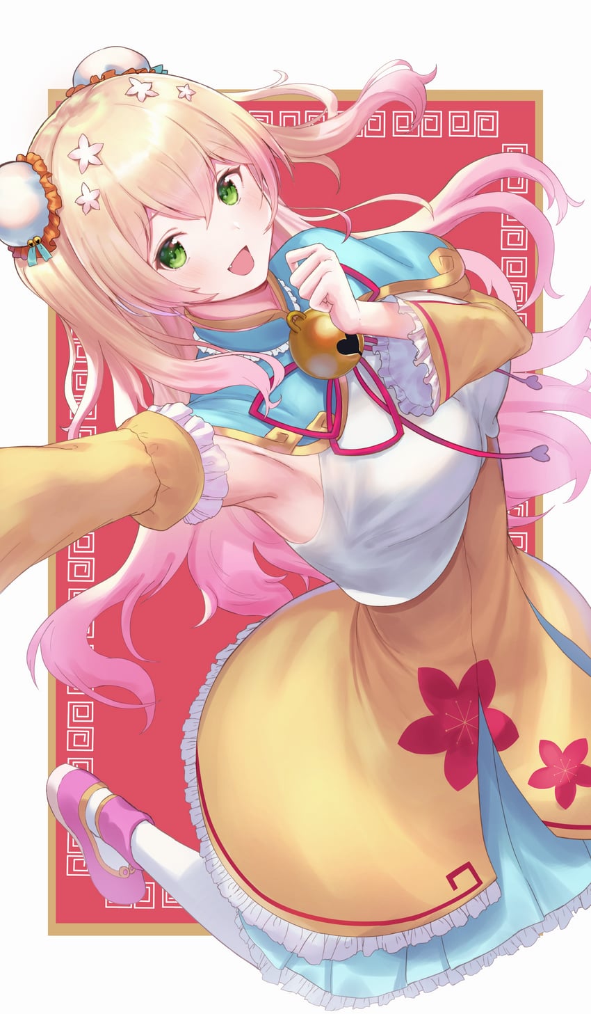 momosuzu nene (hololive) drawn by gore_(white_gore)