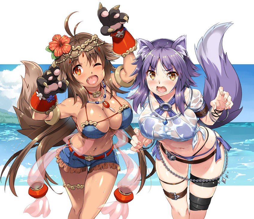 makoto and kaori (princess connect!) drawn by shinozuka_atsuto