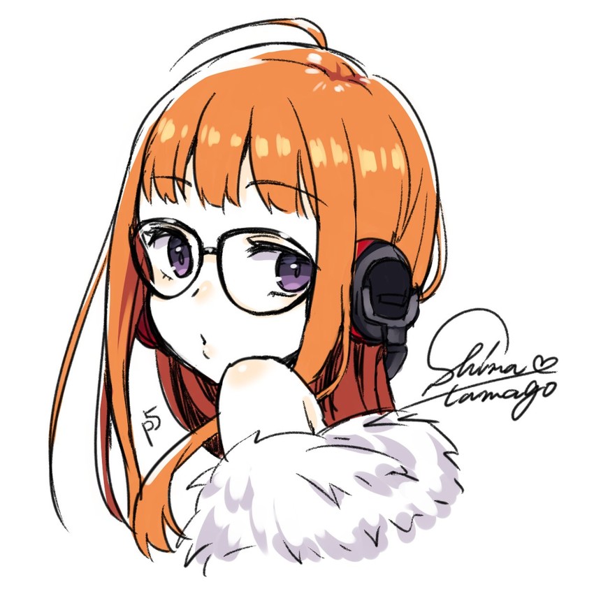 sakura futaba (persona and 1 more) drawn by shimatamago