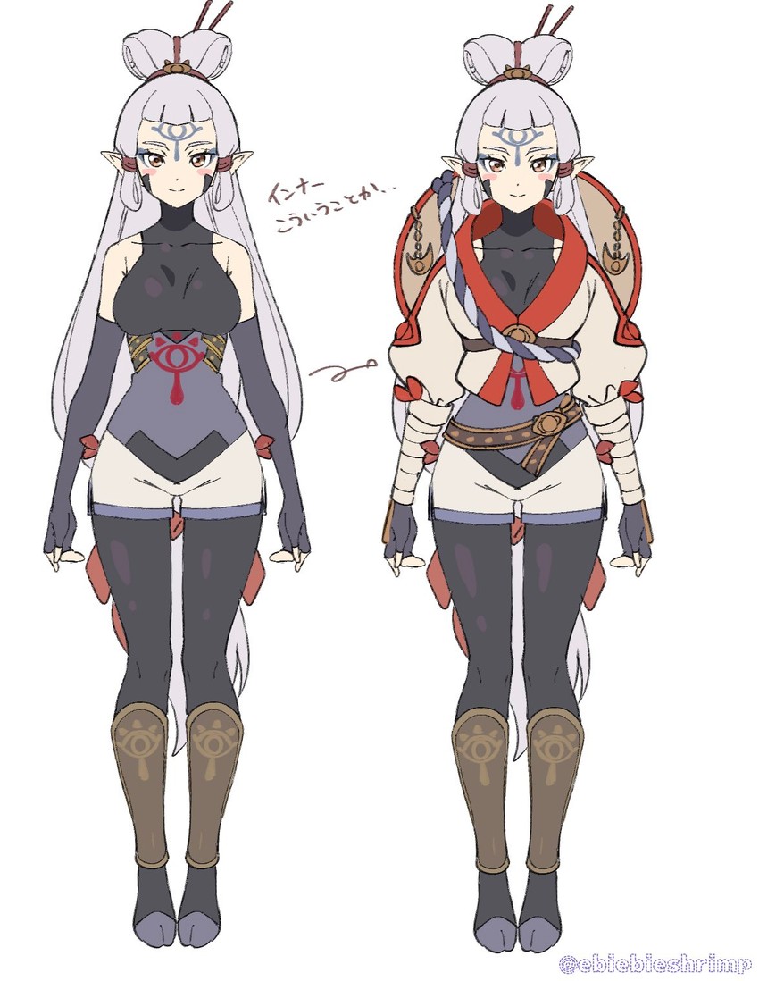 impa (the legend of zelda and 2 more) drawn by shuri_(84k)