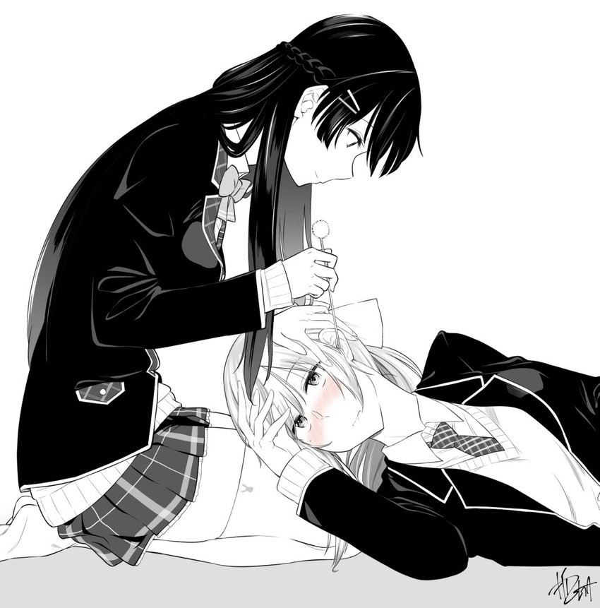 tsukino mito and higuchi kaede (nijisanji) drawn by orikuchi_hirata