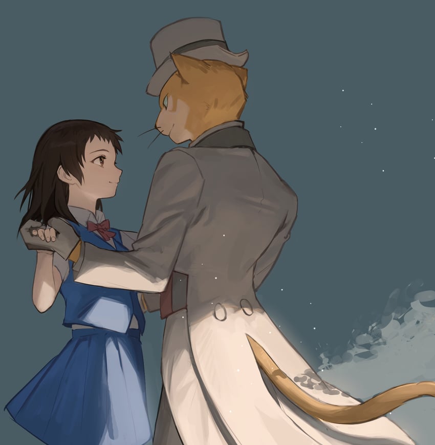 the baron and yoshioka haru (neko no ongaeshi) drawn by neko_yuusya