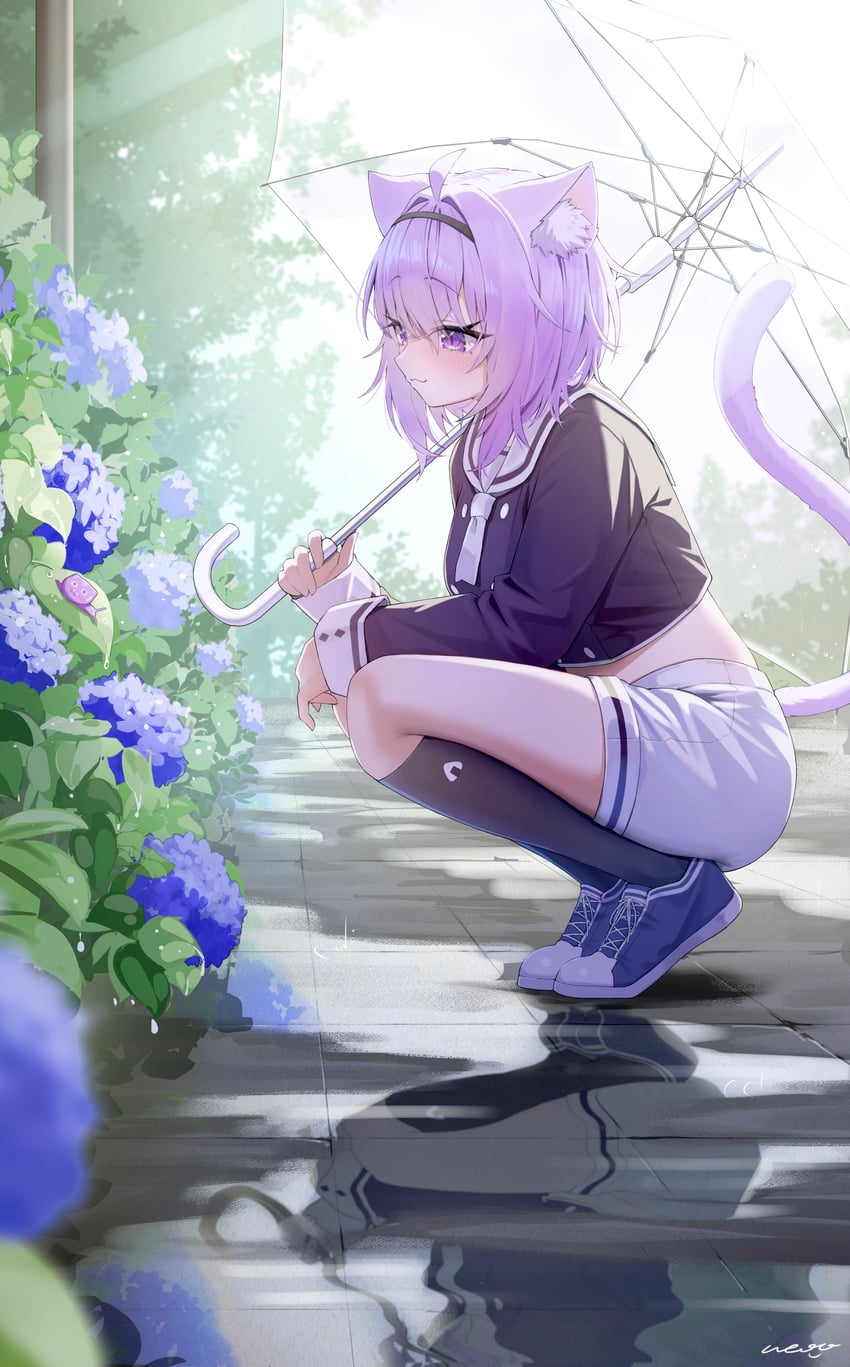 nekomata okayu (hololive) drawn by ai_(u_e_o_o)