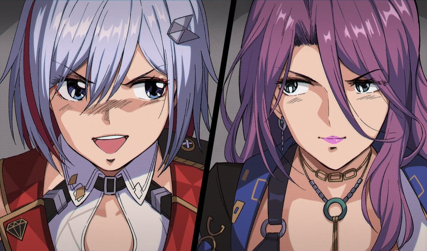 topaz and jade (honkai and 2 more) drawn by yumegiwa_(skgl_thx)