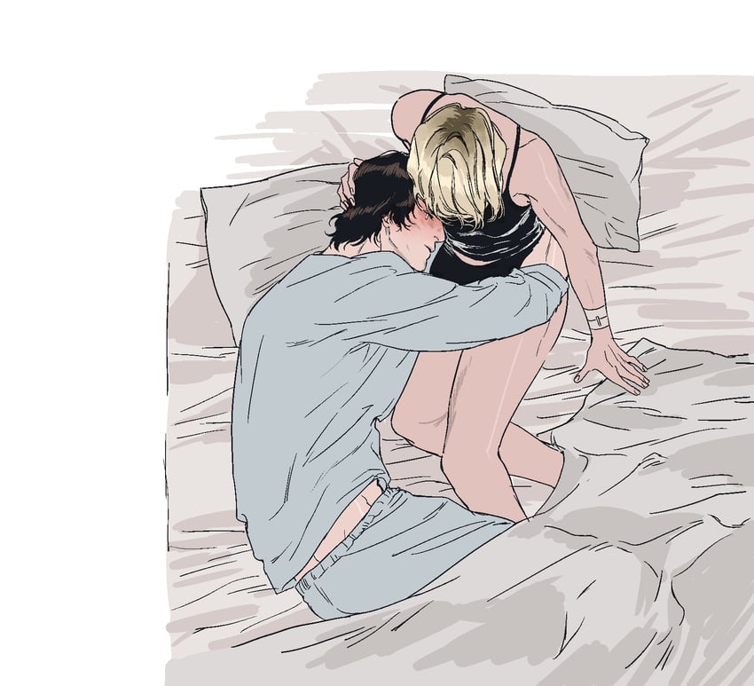 sentry and yelena belova (marvel and 2 more) drawn by pinkteest