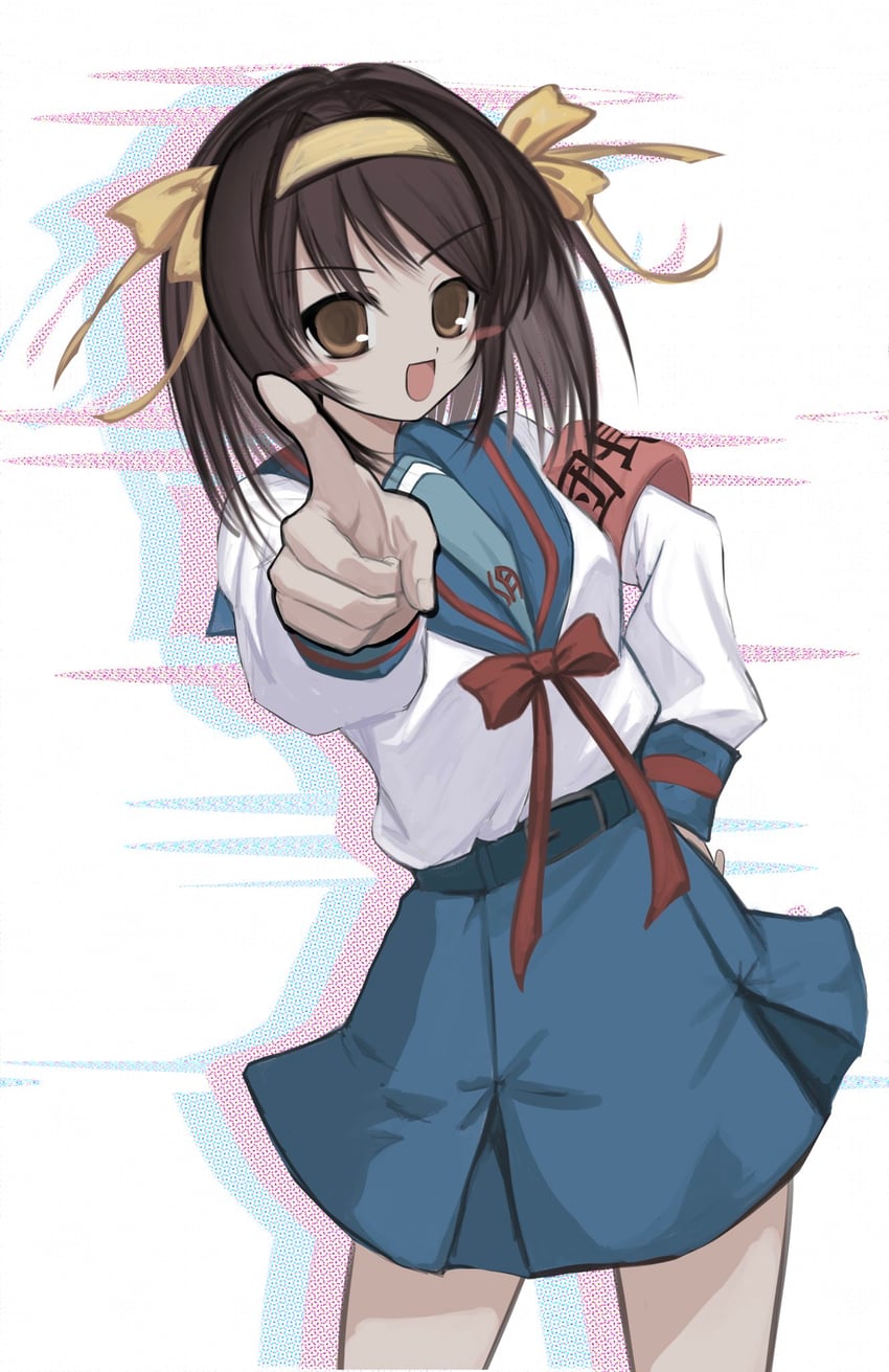 suzumiya haruhi (suzumiya haruhi no yuuutsu) drawn by nemu_(zutto_oyasu3)