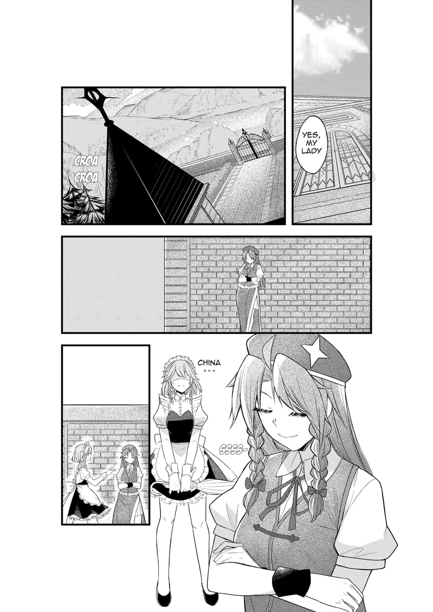 izayoi sakuya and hong meiling (touhou) drawn by sweet_reverie