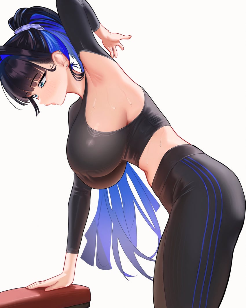 ouro kronii (hololive and 1 more) drawn by itszenvy