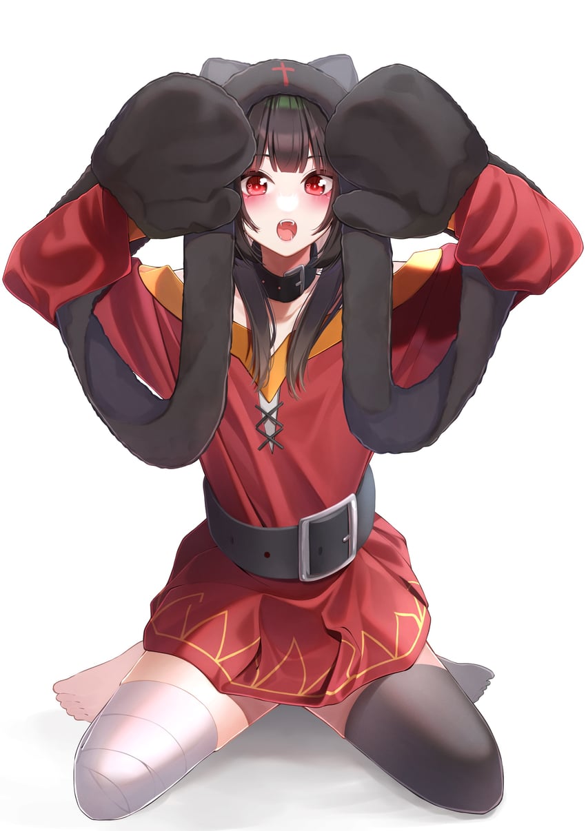 megumin (kono subarashii sekai ni shukufuku wo!) drawn by sarasara_shoyu