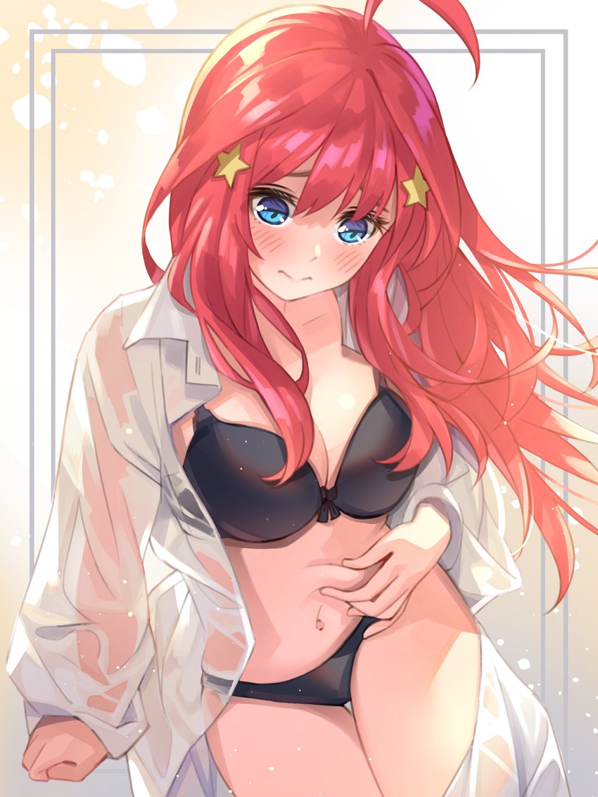 nakano itsuki (go-toubun no hanayome) drawn by to_gemichi