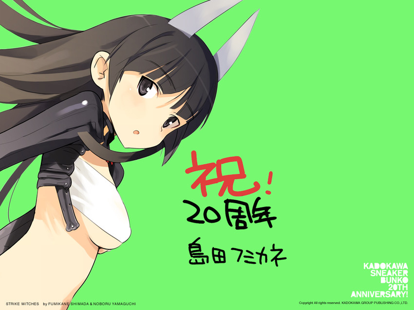 anabuki tomoko (world witches series and 1 more) drawn by shimada_fumikane