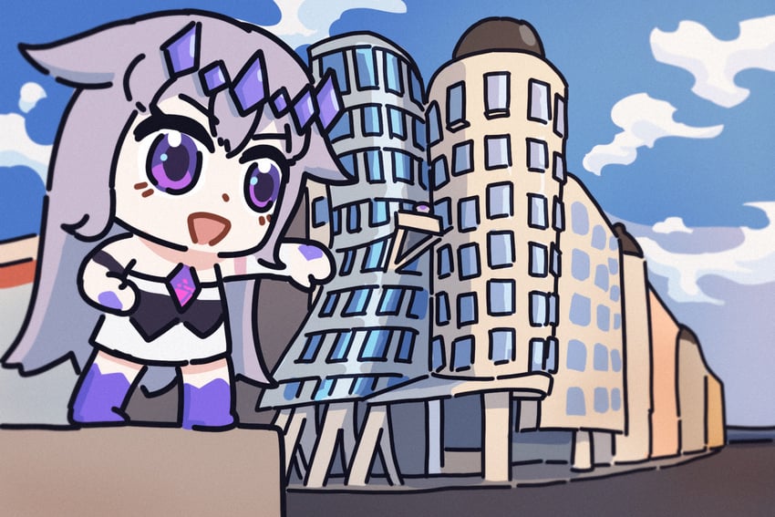 koseki bijou and pebble (hololive and 1 more) drawn by bing_huyue