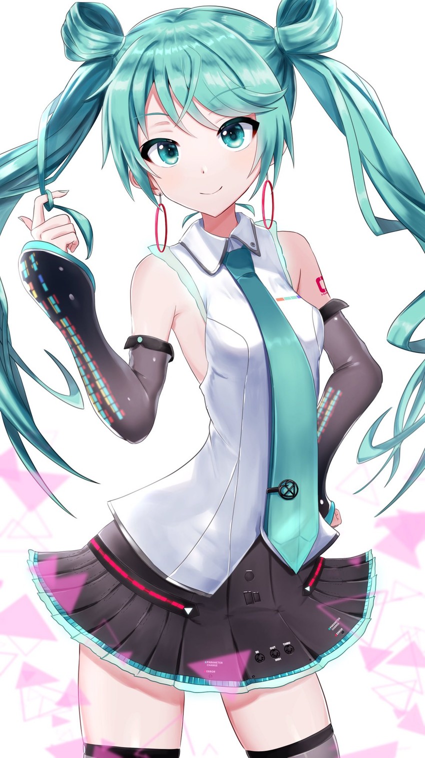hatsune miku and vivid bad squad miku (vocaloid and 1 more) drawn by itogari