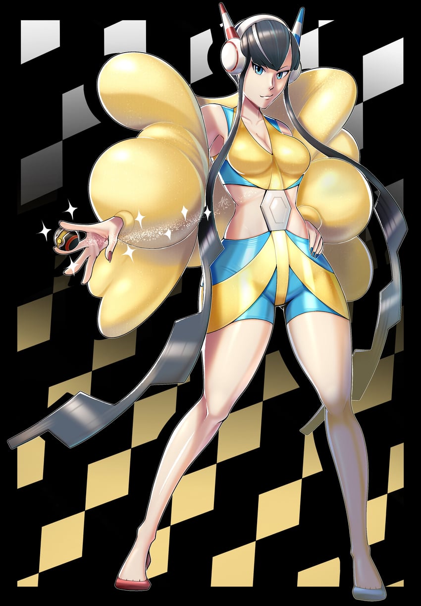 elesa (pokemon and 1 more) drawn by nrg_98