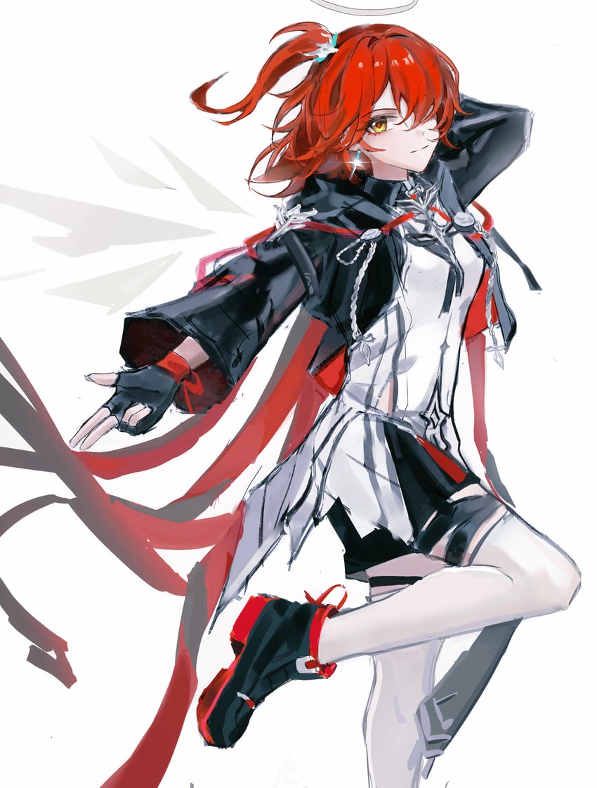 exusiai and exusiai the new covenant (arknights) drawn by zhishi_mao_tiao