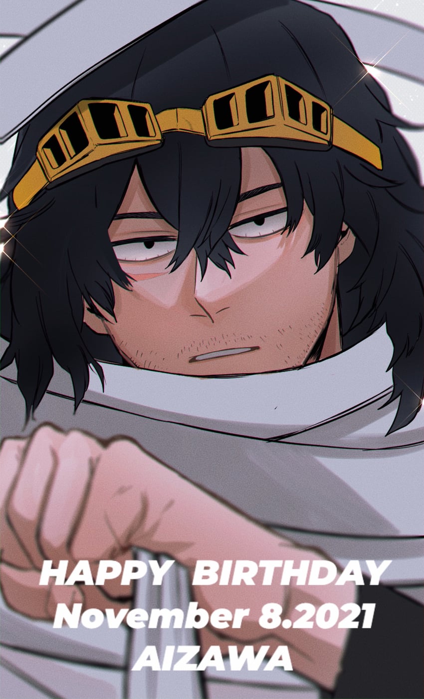 aizawa shota (boku no hero academia) drawn by ton_(ton19130318)