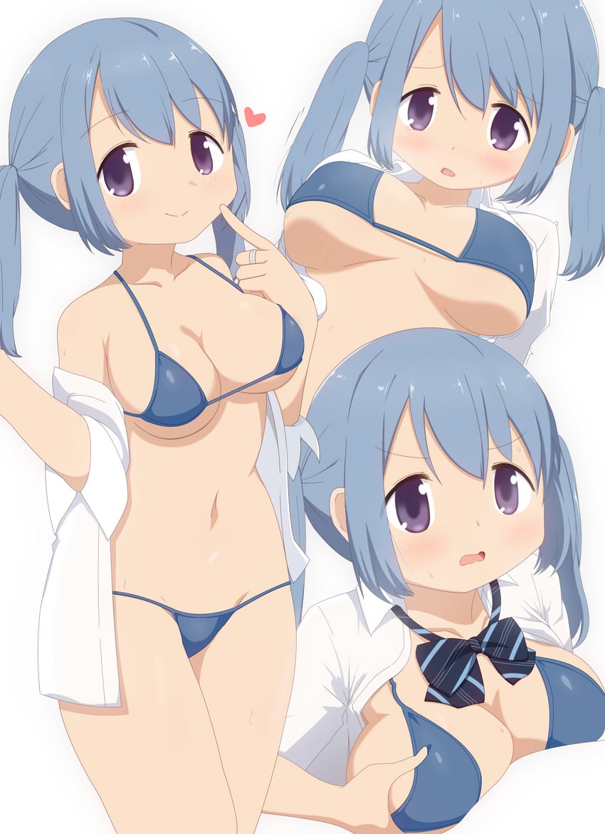 kasane ao (mahou shoujo madoka magica and 1 more) drawn by curakuru