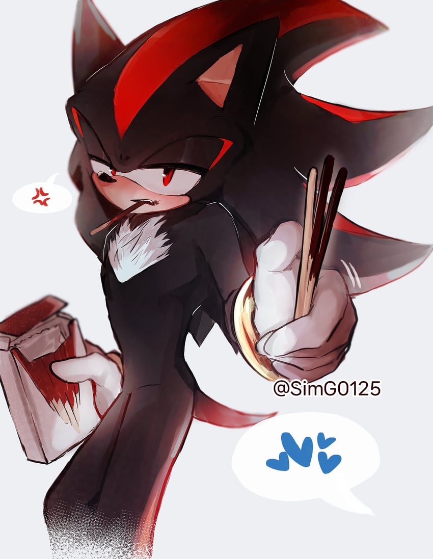 shadow the hedgehog (sonic) drawn by shapam_(zeepgalae)