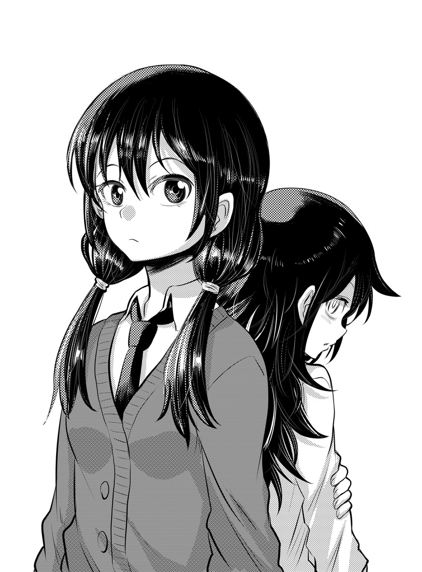 kuroki tomoko and tamura yuri (watashi ga motenai no wa dou kangaetemo omaera ga warui!) drawn by zatou_(kirsakizato)