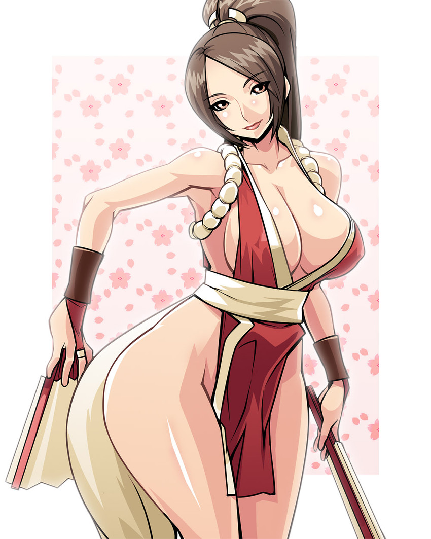 shiranui mai (the king of fighters and 1 more) drawn by nek