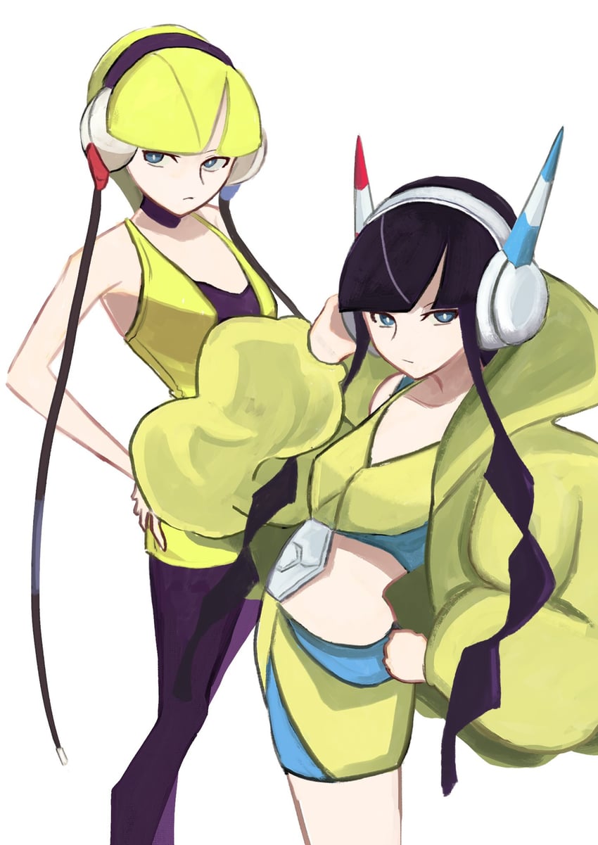 elesa (pokemon and 2 more) drawn by tikuwabu_33