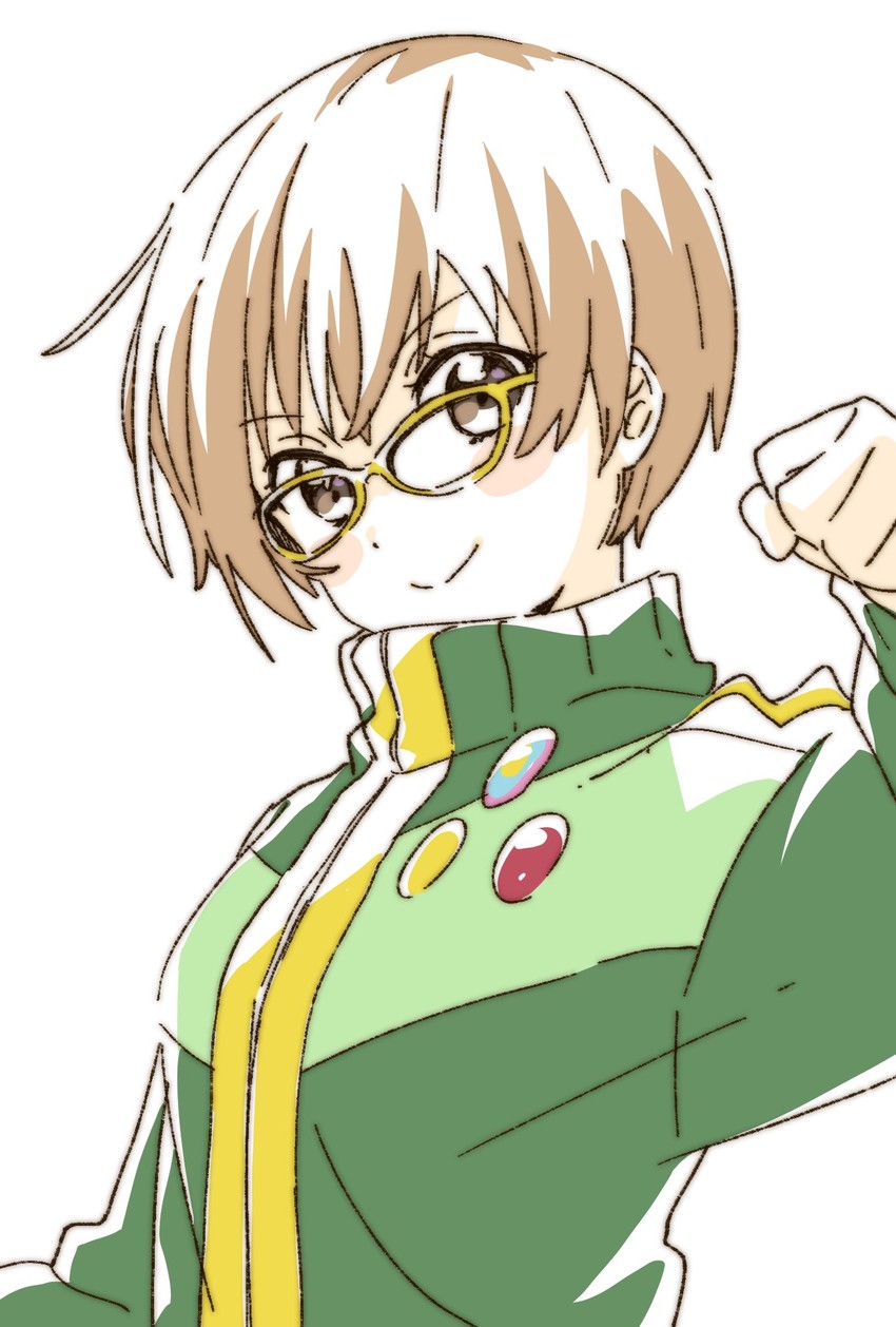 satonaka chie (persona and 1 more) drawn by namori
