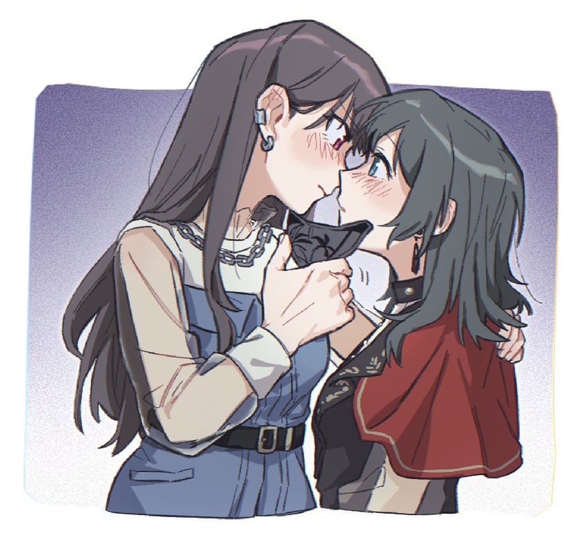 shiina taki, yahata umiri, and timoris (bang dream! and 1 more) drawn by criangle_k.