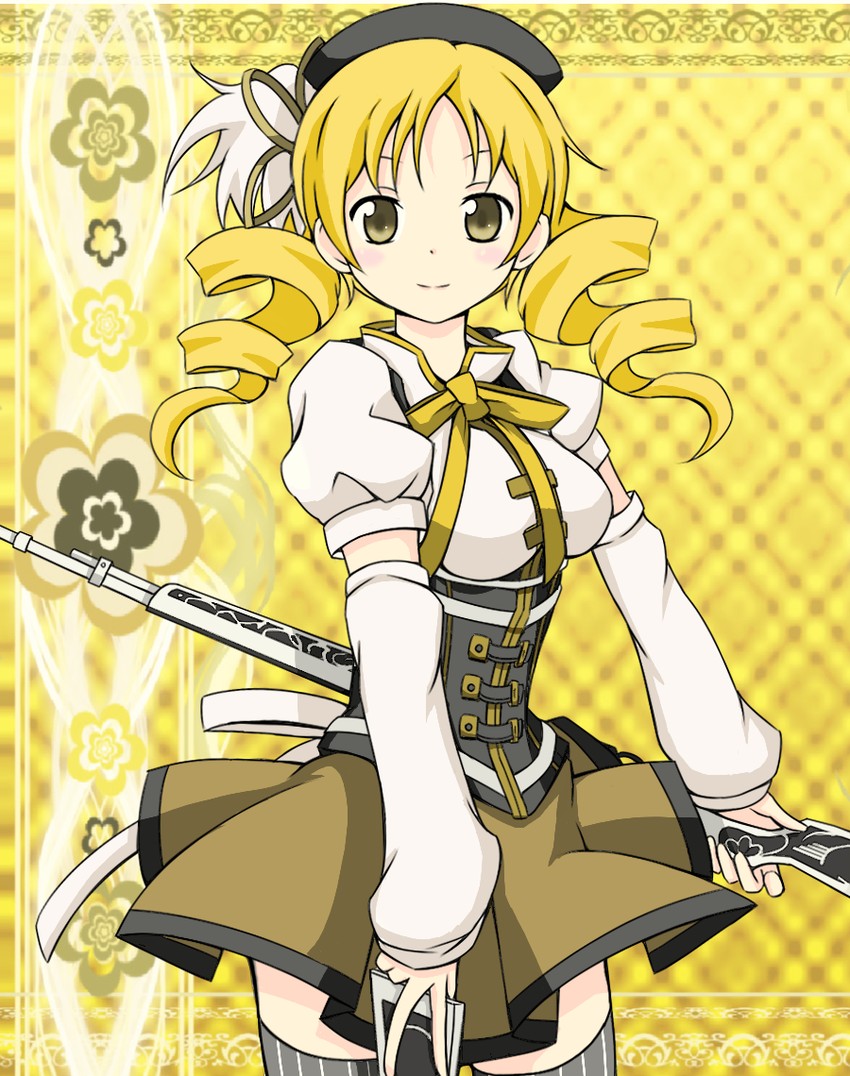 tomoe mami (mahou shoujo madoka magica) drawn by eto_(mokohituji)