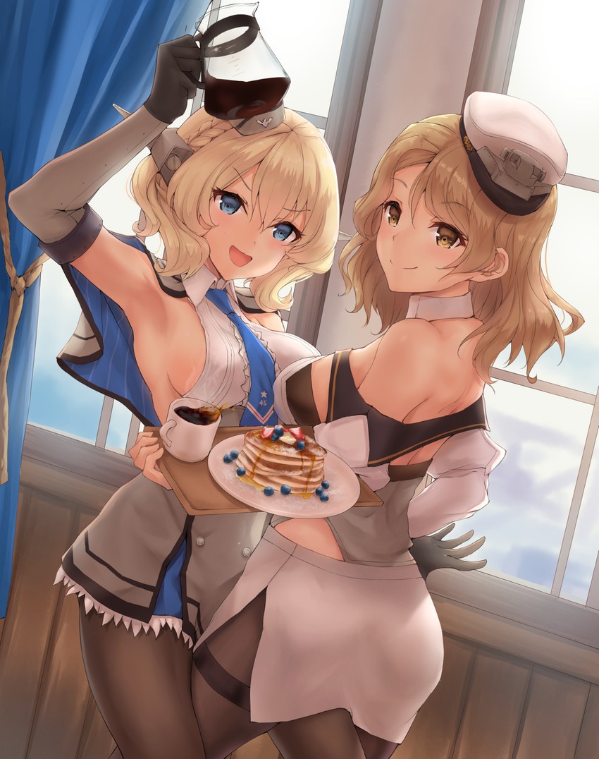 colorado and houston (kantai collection) drawn by k_jie