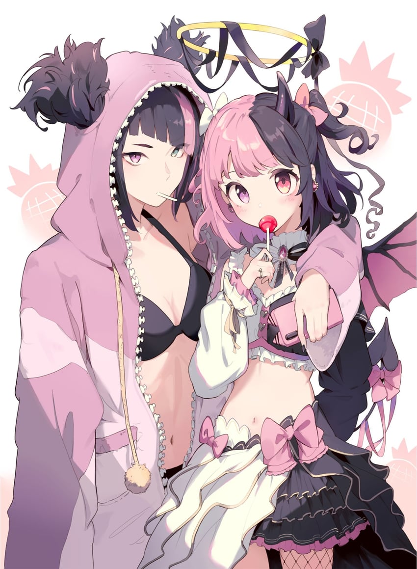 han juri and amaki pururu (street fighter and 1 more) drawn by kodamazon