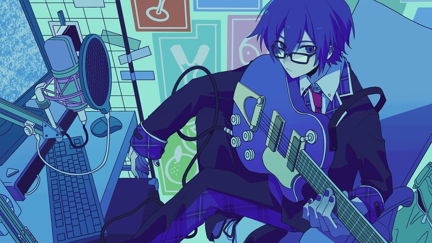 kaito and leo/need kaito (vocaloid and 2 more) drawn by vb4but