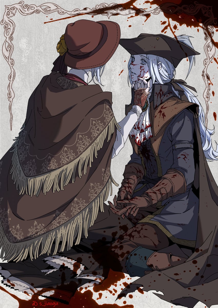 plain doll and lady maria of the astral clocktower (bloodborne) drawn by s_jiaogu