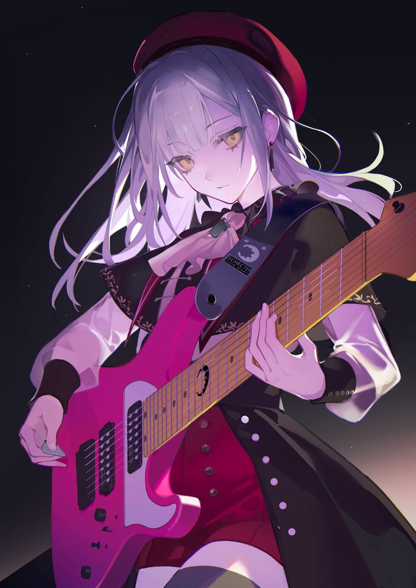 wakaba mutsumi and mortis (bang dream! and 1 more) drawn by dongfang_ghost