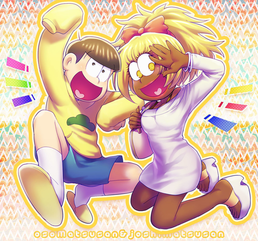 matsuno jyushimatsu and jyushiko (osomatsu and 1 more) drawn by show_chiku-by