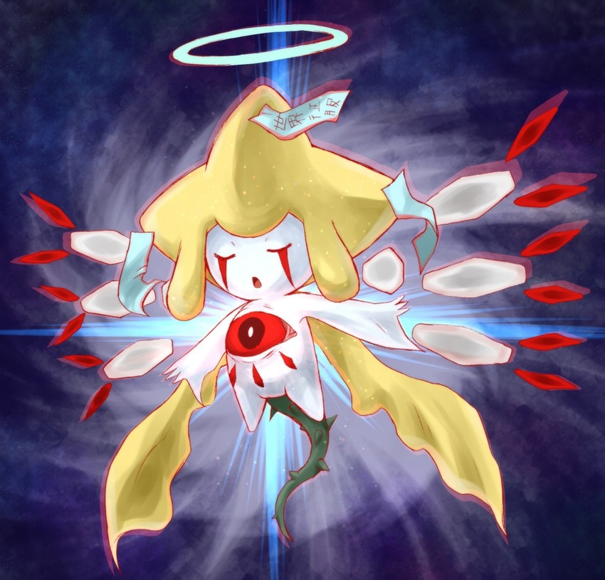 jirachi, zero two, and zero (pokemon and 3 more) drawn by turizao