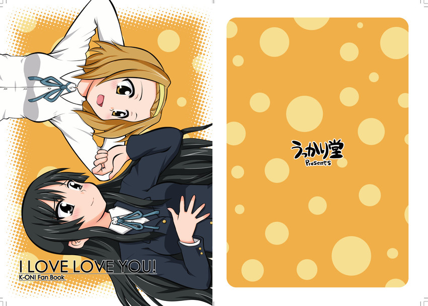 akiyama mio and tainaka ritsu (k-on!) drawn by satsuki_inari