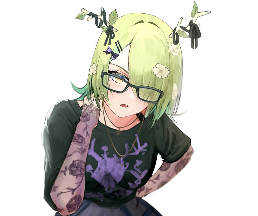 ceres fauna (hololive and 1 more) drawn by vinty_(einstein_chan)
