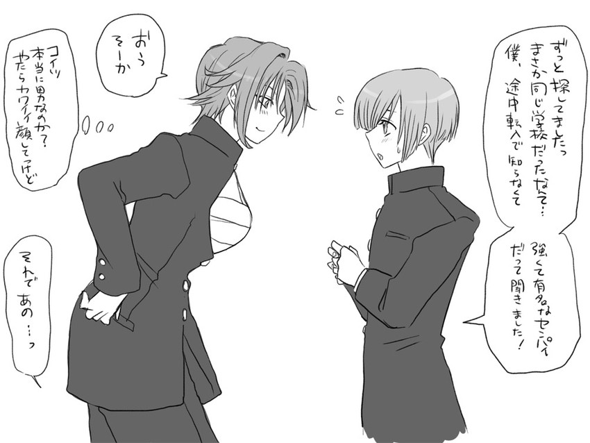 igarashi kyou and shiki seishirou (seitenkango. shinyuu to) drawn by eroe