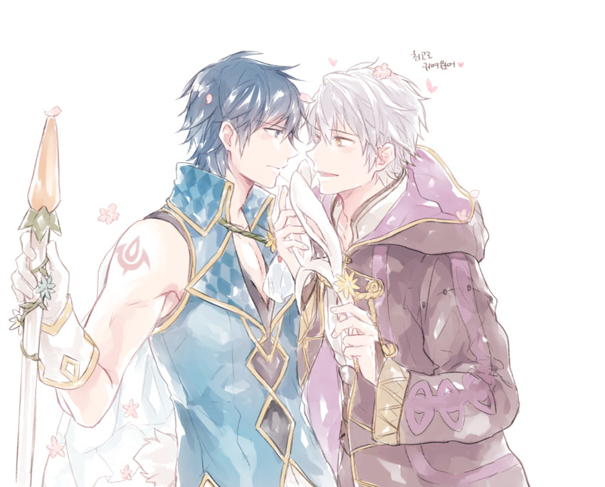 male robin and chrom (fire emblem and 2 more) drawn by rjsin